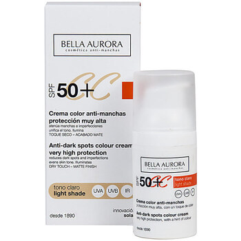 Bellezza Donna Trucco BB & creme CC Bella Aurora Cc Cream Anti-manchas Spf50+ tono Claro 