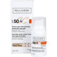 Bellezza Donna Trucco BB & creme CC Bella Aurora Cc Cream Anti-manchas Spf50+ tono Medio 