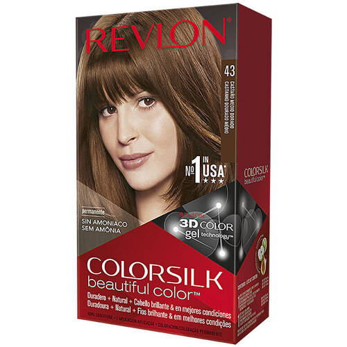 Bellezza Donna Tinta Revlon Colorsilk Tinte 43-castaño Medio Dorado 