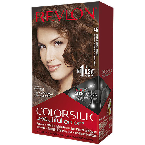 Bellezza Donna Tinta Revlon Colorsilk Tinte 46-castaño Cobrizo Dorado 