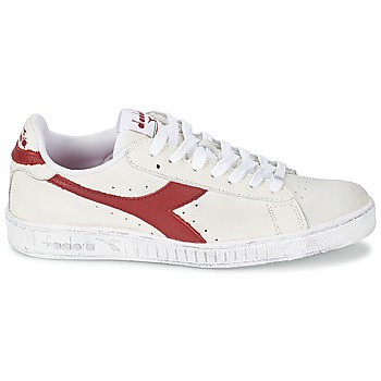 Diadora GAME L LOW WAXED Bianco / Rosso