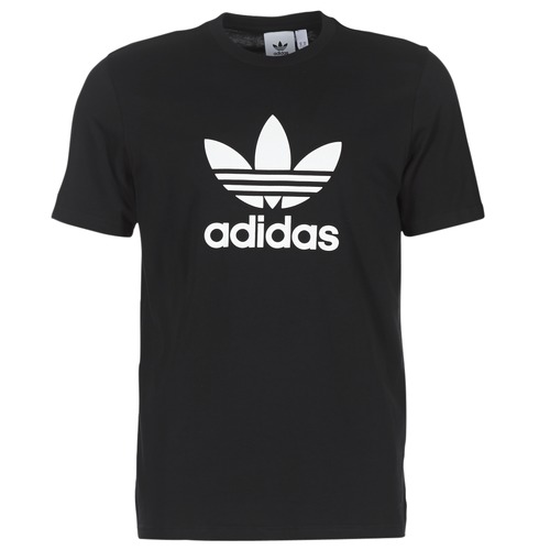 adidas Originals TREFOIL T SHIRT Nero - Consegna gratuita | Spartoo.it ! -  Abbigliamento T-shirt maniche corte Uomo 17,99 €