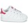 Scarpe Bambina Sneakers basse adidas Originals STAN SMITH I Bianco / Rosa