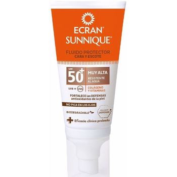 Bellezza Donna Protezione solari Ecran Sunnique Fluido Protector Facial Spf50+ 