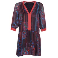 Abbigliamento Donna Abiti corti Sisley CEPAME Nero / Rosso / Blu
