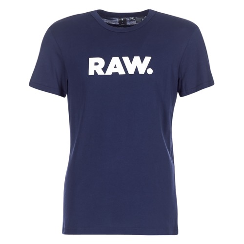 Abbigliamento Uomo T-shirt maniche corte G-Star Raw HOLORN R T S/S Marine