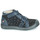 Scarpe Bambina Sneakers alte GBB NADEGE Blu / Nero