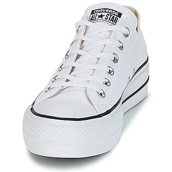 Converse Chuck Taylor All Star Lift Clean Ox Core Canvas Bianco