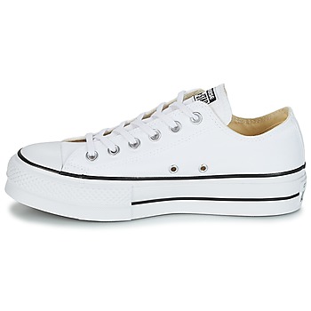 Converse Chuck Taylor All Star Lift Clean Ox Core Canvas Bianco