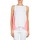 Abbigliamento Donna Top / T-shirt senza maniche Manoush AJOURE CARRE Bianco / Rosa