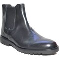 Image of Stivali Malu Shoes Scarpe uomo beatles vero pelle nero elastico nero art:b2345 ant