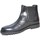 Scarpe Uomo Stivali Malu Shoes Scarpe uomo beatles vero pelle nero elastico nero art:b2345 ant Nero