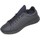 Scarpe Uomo Sneakers basse Malu Shoes Sneakers bassa uomo art.323 nera pelle gommato con fondo runnin Nero