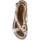Scarpe Donna Sandali Car Shoe donna sandalo basso in pelle stampa pitone ROCCIA Beige
