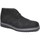 Scarpe Uomo Stivaletti Malu Shoes Scarpe uomo polacchini art:9890 vera pelle scamosciata nero lac Nero