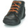 Scarpe Bambino Sneakers alte GBB REGIS Nero / Arancio
