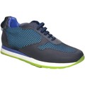 Image of Sneakers Nazareno Gabrielli Sneakers bassa uomo art: tokio 103 vera pelle tessuto blu fluo