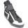 Scarpe Uomo Sneakers alte Malu Shoes Sneakers alta made in italy  art.PM002 in vera pelle scamosciat Nero