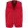 Abbigliamento Gilet da completo Sols WALLACE WORK UNISEX Rosso