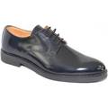 Image of Scarpe Malu Shoes scarpe uomo stringate vera pelle abrasivato nero made in italy