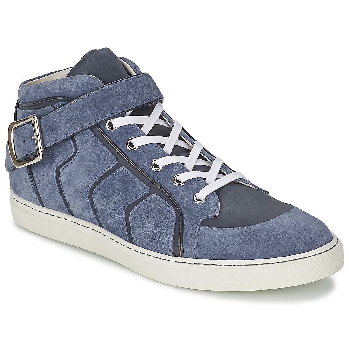 Scarpe Uomo Sneakers alte Vivienne Westwood HIGH TRAINER Blu