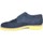 Scarpe Uomo Derby Malu Shoes Stringata art profu 03456 blu di camoscio fondo profumato ultra Blu