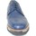 Scarpe Uomo Derby Malu Shoes Scarpe uomo stringate inglese blu abrasivato lucido vera pelle Blu