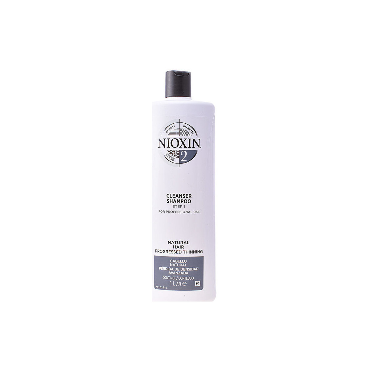 Bellezza Shampoo Nioxin Sistema 2 - Shampoo - Capelli Fini, Naturali E Molto Indeboliti 