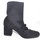 Scarpe Donna Tronchetti Malu Shoes scarpe donna tronchetto calzino moda slip on con mocassino base Nero
