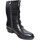 Scarpe Donna Stivaletti Malu Shoes Stivaletti donna art.533 nero con con fibbie e zip nero antisci Nero