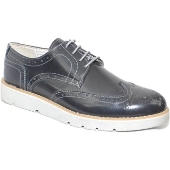Image of Scarpe Malu Shoes Scarpe Scarpe uomo stringate lucido vera pelle grigio abrasivato moda