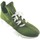 Scarpe Uomo Sneakers basse Made In Italia scarpe uomo sneakers bassa in tessuto calzino lycra verde made Verde