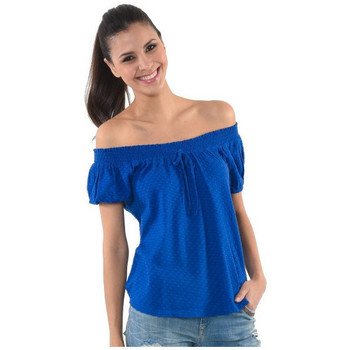 Spartoo Donna Abbigliamento Bluse e tuniche Tuniche Tunica Chemisier Cabaceira Celeste Bleu 18SWCW65 