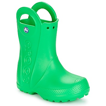 Scarpe Unisex bambino Stivali da pioggia Crocs HANDLE IT RAIN BOOT KIDS Verde