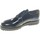 Scarpe Uomo Derby Malu Shoes scarpe uomo stringate vera pelle abrasivato blu made in italy f Blu