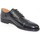 Scarpe Uomo Derby & Richelieu Malu Shoes Scarpe uomo stringate classiche con mezza punta suola di vero c Nero