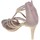 Scarpe Donna Sandali Malu Shoes Sandalo alto donna incrociato a nodi sul decollete in camoscio Multicolore