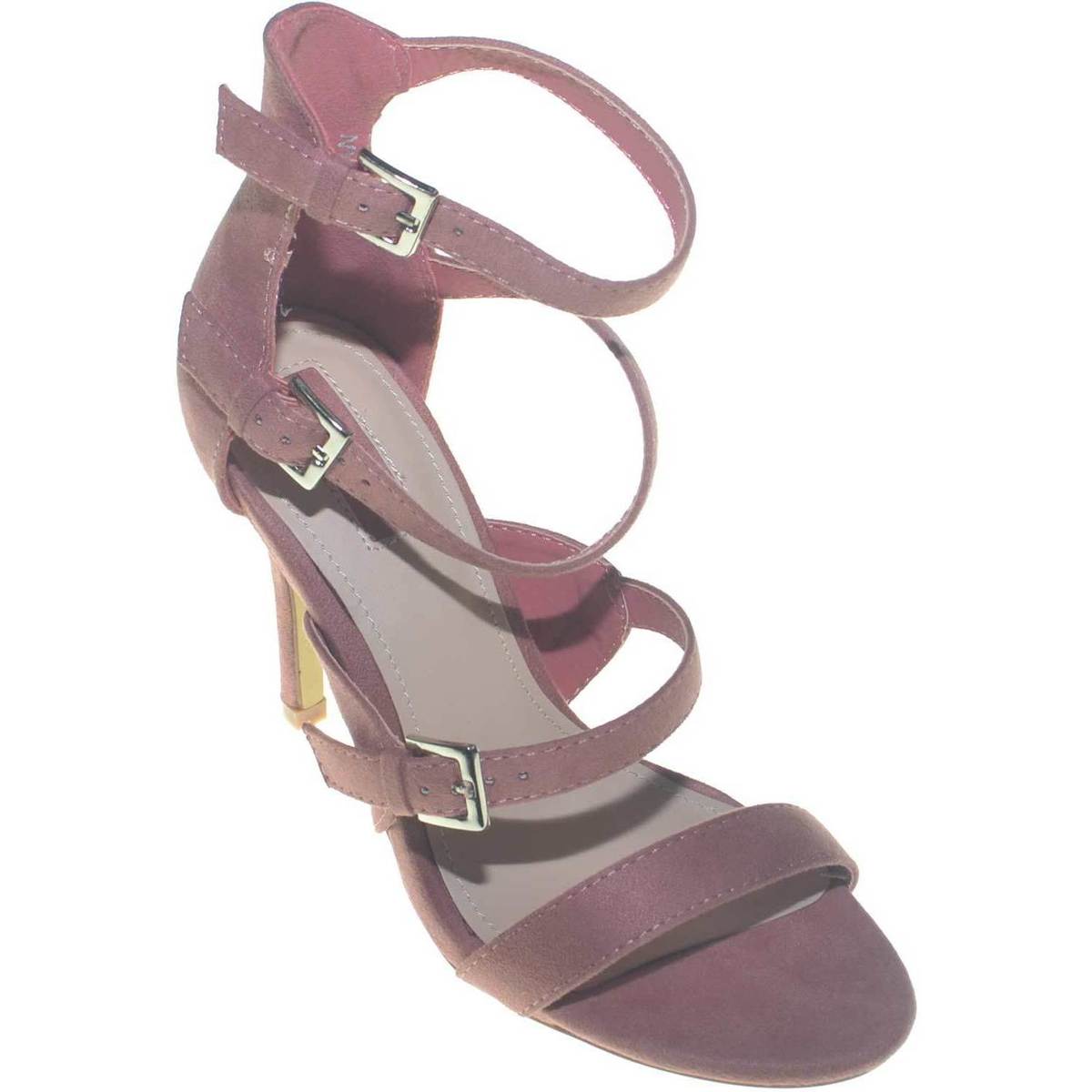 Scarpe Donna Sandali Malu Shoes Sandalo donna camoscio rosa alla schiava glamour trendy tacco a Multicolore