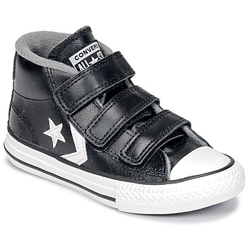 Scarpe Unisex bambino Sneakers alte Converse STAR PLAYER 3V MID Black / Vintage / White