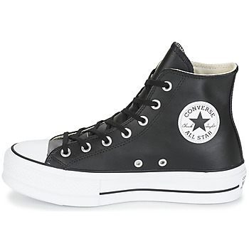 Converse CHUCK TAYLOR ALL STAR LIFT CLEAN LEATHER HI Nero