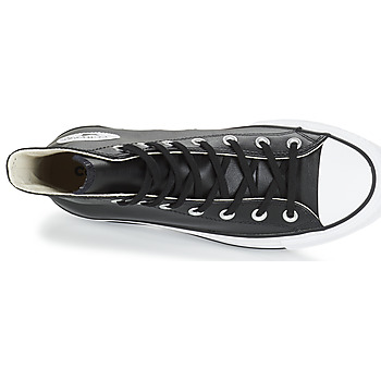 Converse CHUCK TAYLOR ALL STAR LIFT CLEAN LEATHER HI Nero