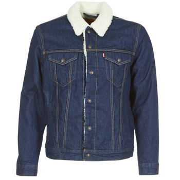 Abbigliamento Uomo Giacche in jeans Levi's TYPE 3 SHERPA TRUCKER Blu