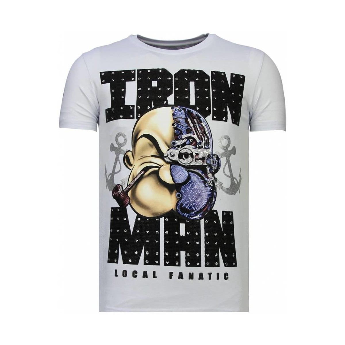 Abbigliamento Uomo T-shirt maniche corte Local Fanatic 64900670 Bianco