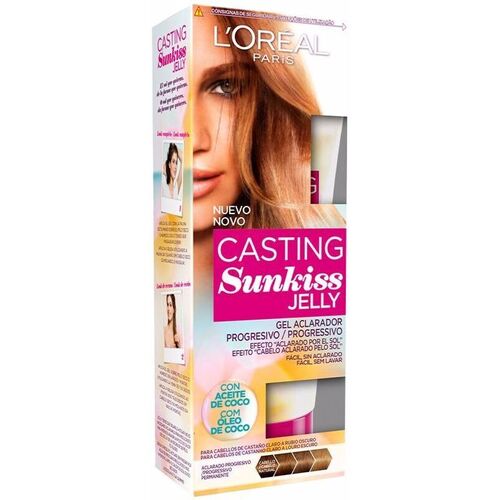 Bellezza Tinta L'oréal Casting Sunkiss Jelly 01-castaño Claro A Rubio Oscuro 
