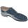 Scarpe Uomo Derby & Richelieu Malu Shoes Scarpe uomo stringate classiche con mezza punta in vernice blu Blu