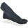 Scarpe Donna Sneakers alte Malu Shoes Sneaker donna calzino nero tessuto fondo alto anatomico bianco Nero