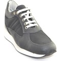 Sneakers Made In Italia  Scarpe uomo nero microforate comfort vera pelle  f