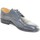 Scarpe Uomo Derby & Richelieu Malu Shoes Scarpe classiche francesina mezza punta stringata pellame abras Blu