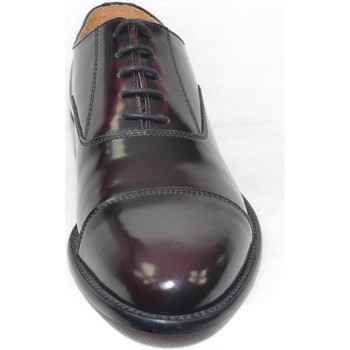 Image of Classiche basse Malu Shoes Scarpe Scarpe uomo francesina inglese vera pelle lucida bordeaux made