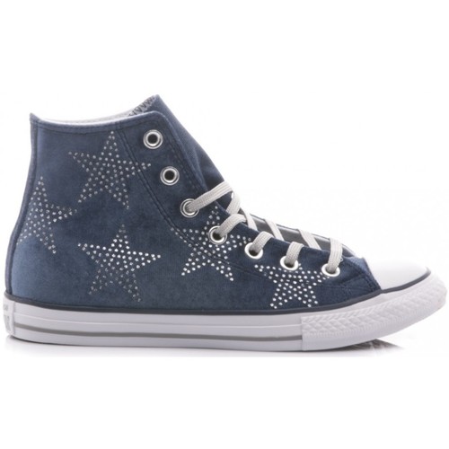 Scarpe Bambina Sneakers Converse All Star Junior CTAS HI 658882C Velvet Blu